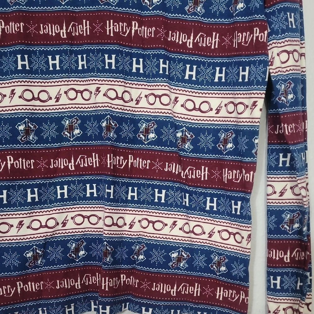 Harry Potter Thermal Long Sleeve Shirt Size S Long Sleeve - Picture 3 of 10
